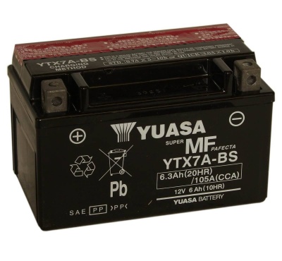 Yuasa YTX7A-BS 12V Motorcycle Battery