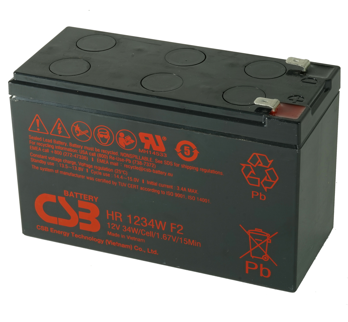 MDSV212 UPS Battery Kit - Replaces APC RBCV212