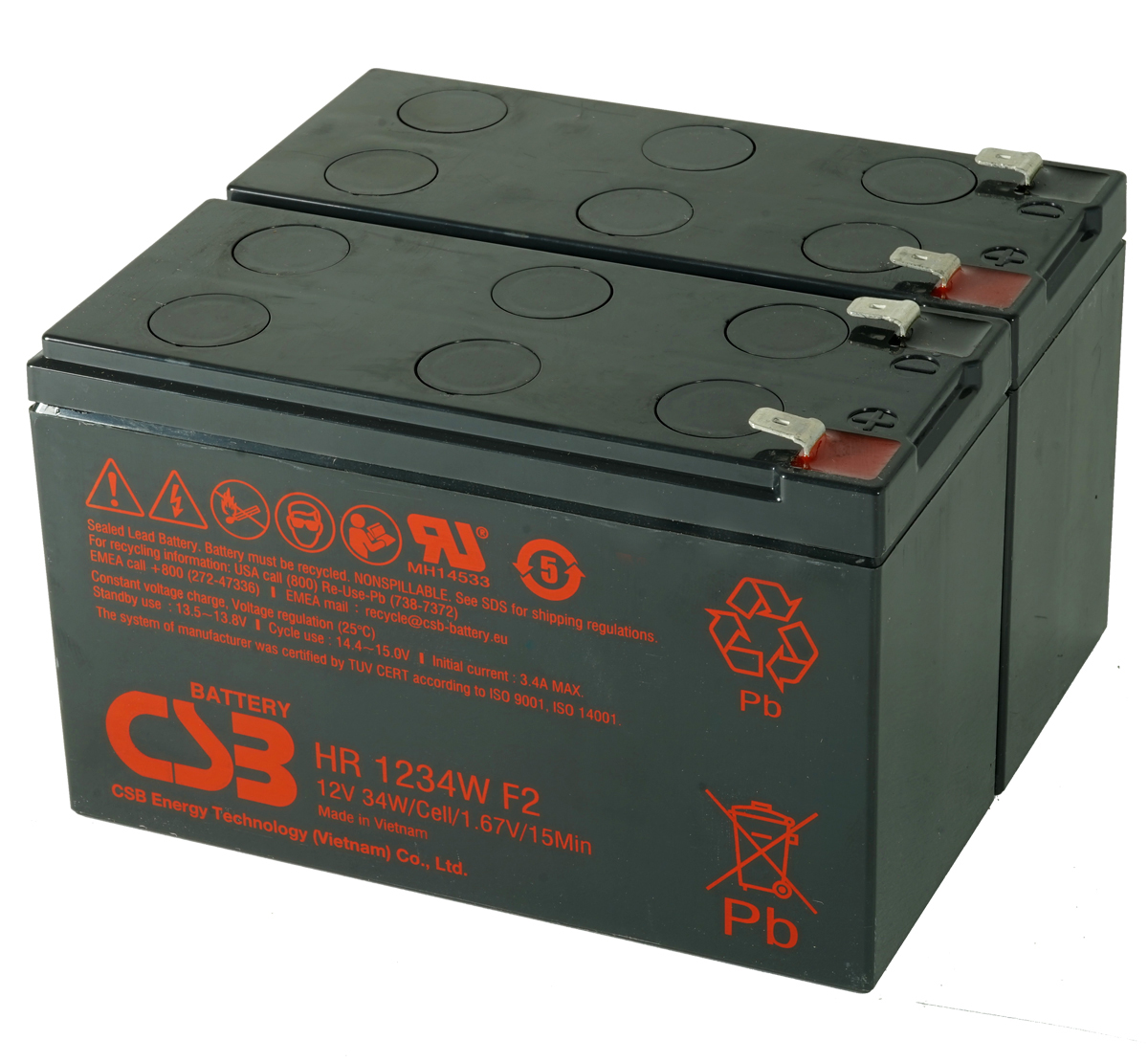 MDSV203 UPS Battery Kit - Replaces APC RBCV203