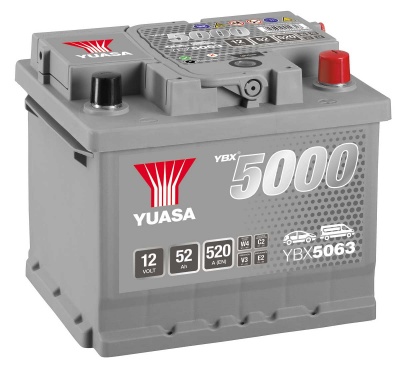 Yuasa YBX5063 Silver 12V 063 Car Battery