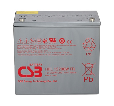 CSB HRL12200W 12V Sealed Lead Acid Battery