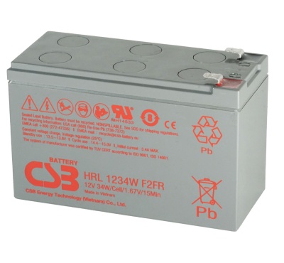 CSB HRL1234W F2FR 12V 34W Lead Acid Battery