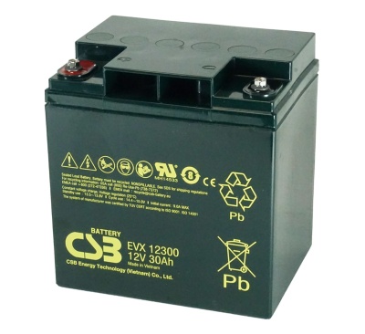 CSB EVX12300 12V 30Ah Cyclic Lead Acid Battery