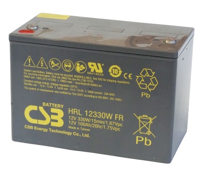 CSB HRL12330W 12V Sealed Lead Acid Battery