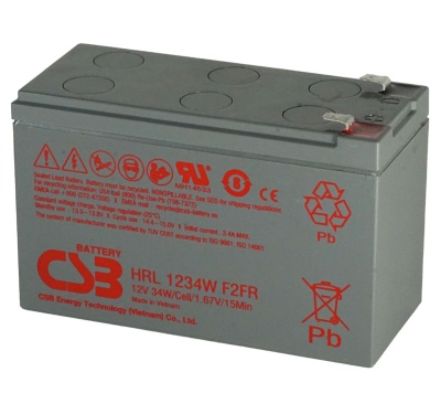 CSB HRL1234W F2FR 12V 34W Lead Acid Battery