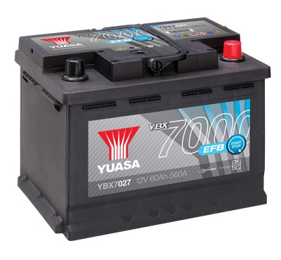 YBX7110 12V 75Ah 730A Yuasa EFB Start Stop Batterie
