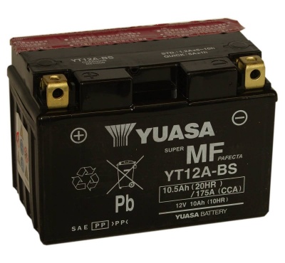 Bateria Moto Yt12a-bs Yuasa 12v 10ah