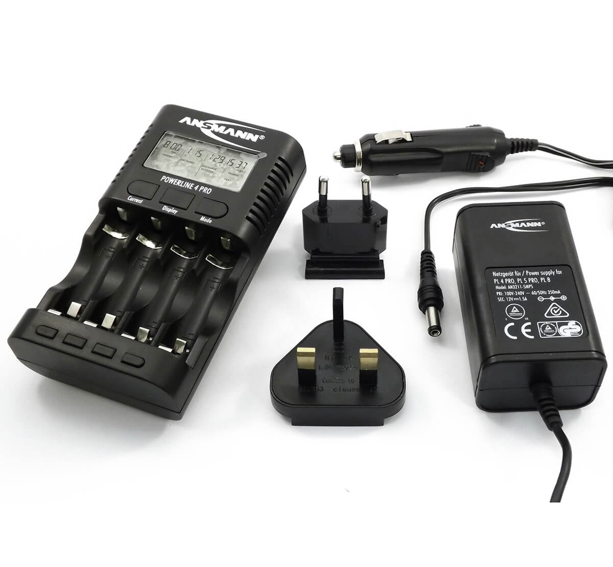 Ansmannn Powerline 4 Pro Traveller Battery Charger | MDS Battery