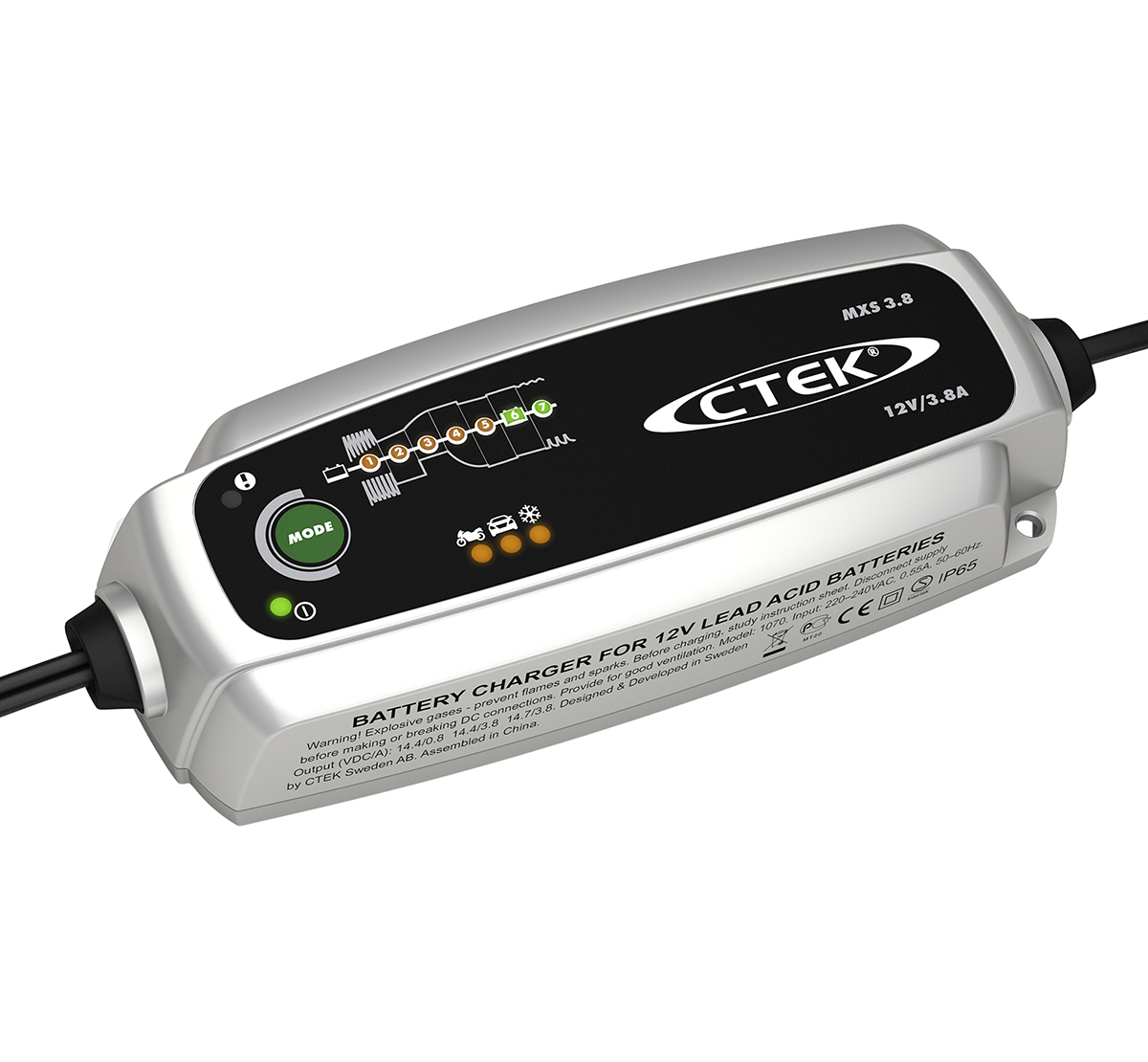 CTEK MXS 3.8 12V 3.8A Battery Charger & Maintainer