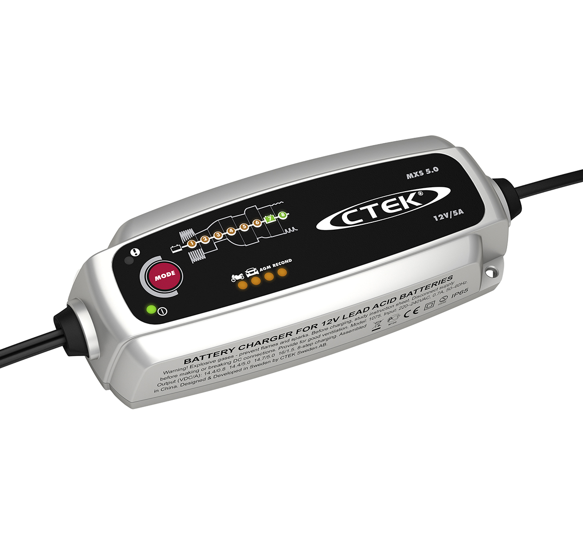 CTEK MXS 5.0 12V 5.0A Battery Charger & Maintainer