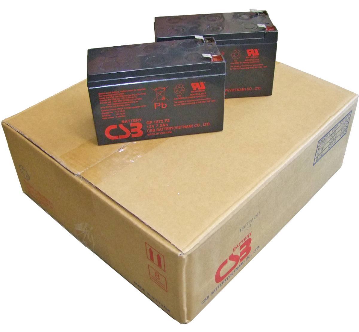 Pack Of 12 Csb Gp1272f2 12v 72ah Batteries Mds Battery