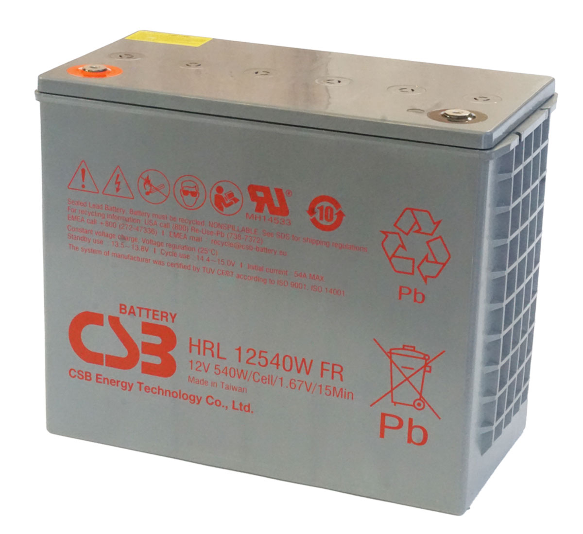 CSB HRL12540W Sealed Lead Acid Battery