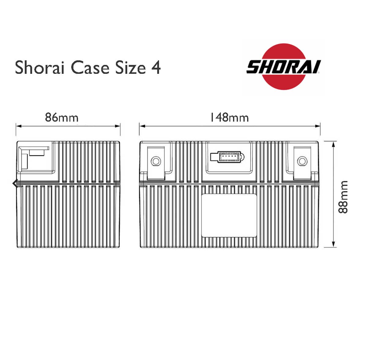 Shorai LFX19A4-BS12 12V 19Ah Lithium Battery