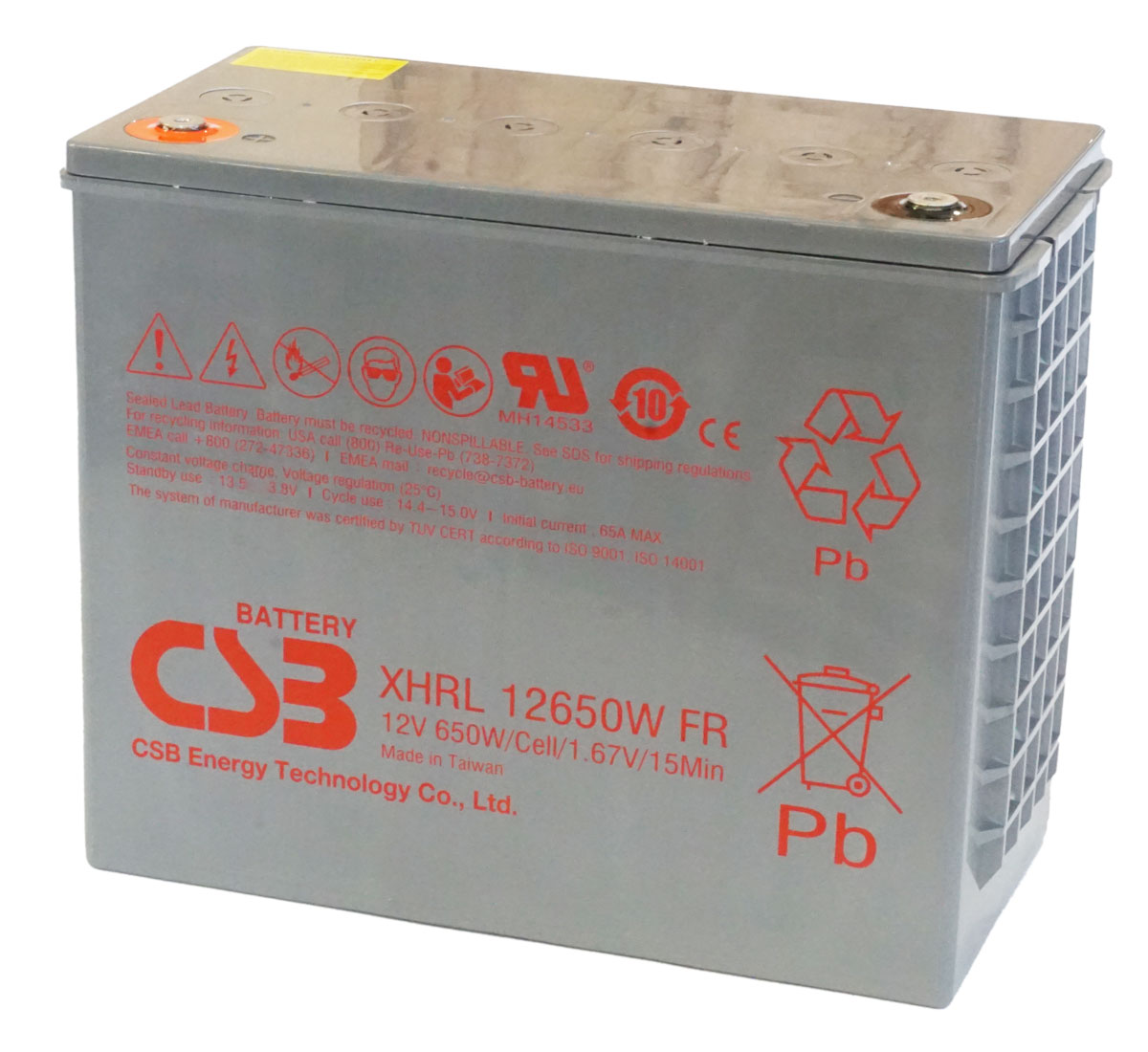 CSB XHRL12650W 650W Extreme High Rate Long Life Battery