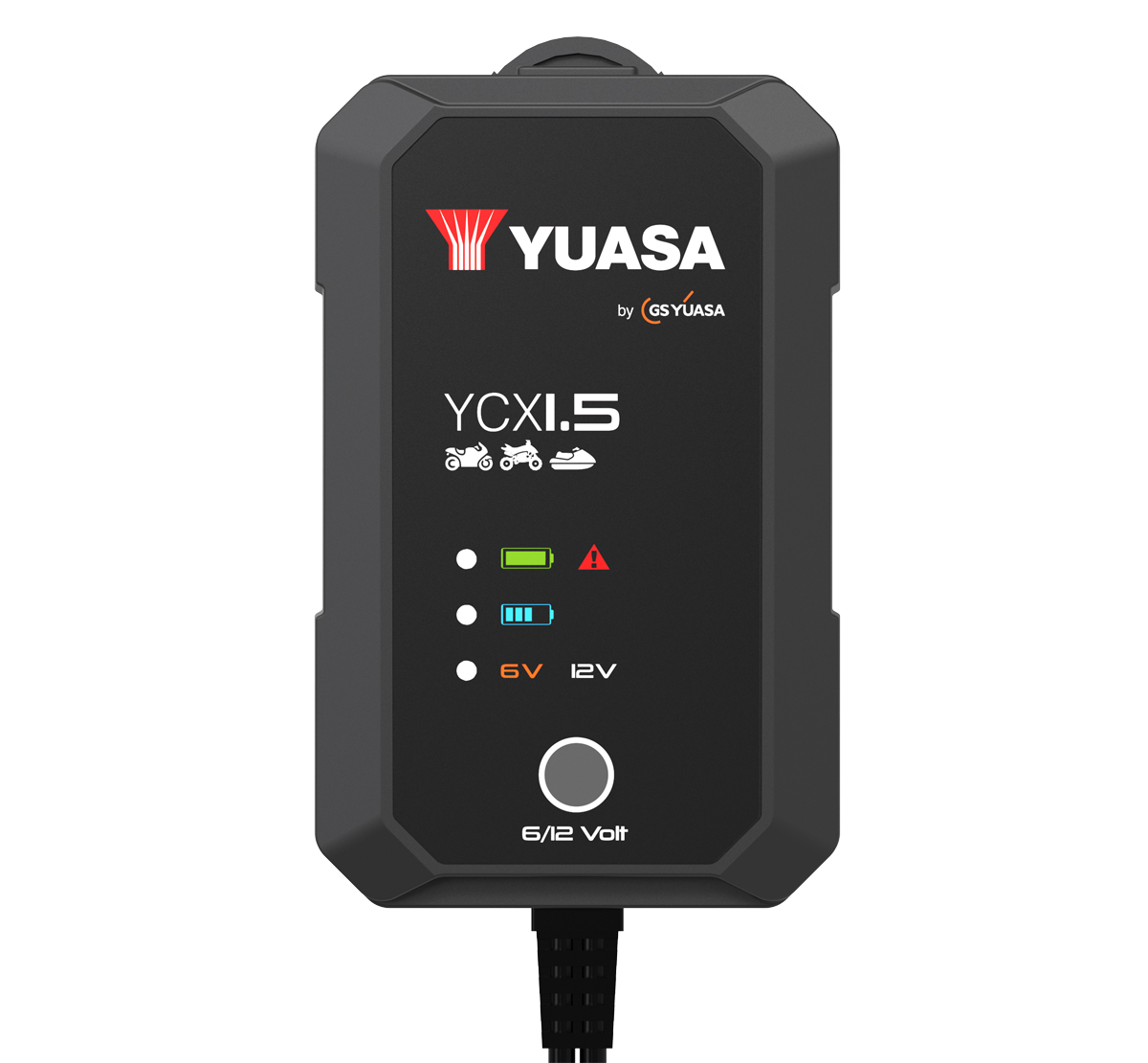 Yuasa YCX1.5 6V/12V Smart Motorcycle Battery Charger