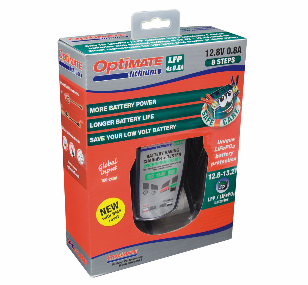 Optimate 3 Lithium 0.8A 12V Battery Charger