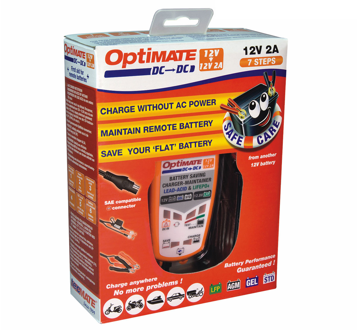 Optimate 12V DC to DC Battery Charger